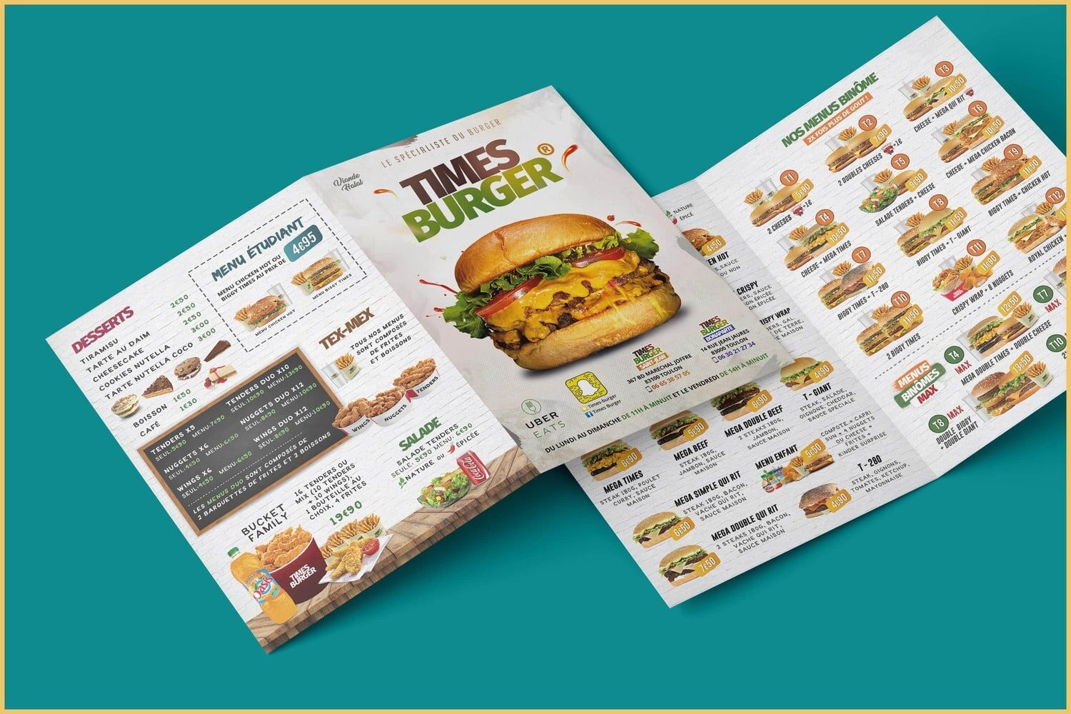 Menus Food
